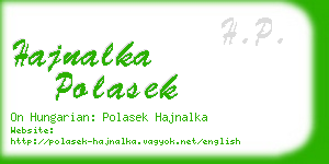 hajnalka polasek business card